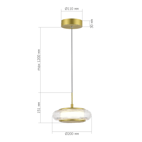 Светильник подвесной ST Luce Frittela SL6239.203.01