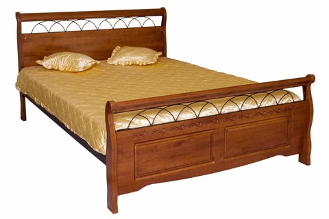 Кровать «Агата» из массива дерева гевея