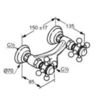 Смеситель для душа DN 15 Kludi Adlon 516104520