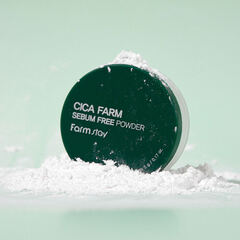FarmStay Матирующая рассыпчатая пудра с центеллой азиатской - Cica Farm Sebum Free Powder, 5г, шт