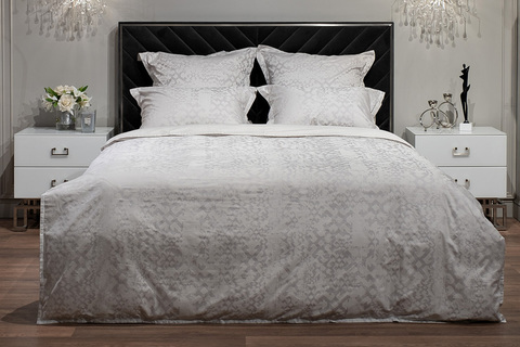 Постельное белье 1.5 спальное Garda Decor Маттео бежевое в подарочной упаковке