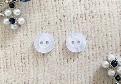 Пуговицы блузочные, 2 прокола, d 1,1 см