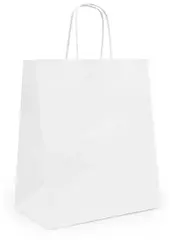 Пакет бум. с кручеными ручками, белый, 260 х 150 х 350 мм, 250шт