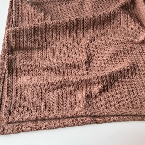 Плед вязаный "Шоколад"