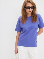 Плотная футболка из футера 2-нитки