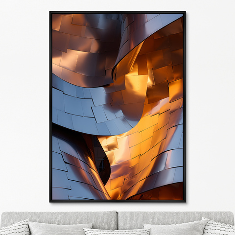 ArtNoMore - Репродукция картины на холсте Form, light and shadows, No 2, 2024г.