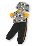 Трикотажный костюм - Оранжевый. Одежда для кукол, пупсов и мягких игрушек.