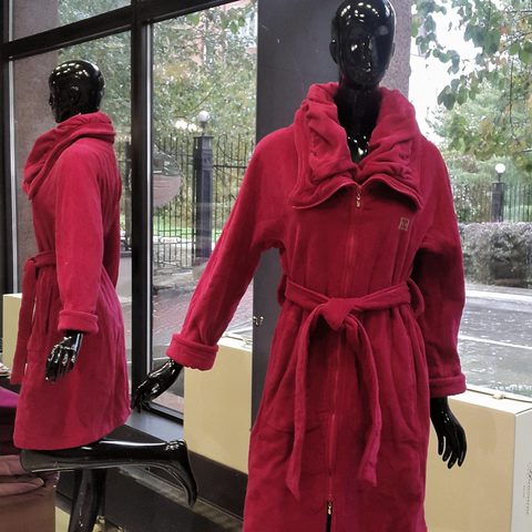 Халат Escada Zipper малиновый