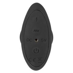 Черная анальная пробка с электростимуляцией Volt Electro-Flare - 14,5 см. - 