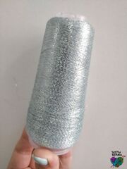 Мятно-голубой, арт. 91, люрекс