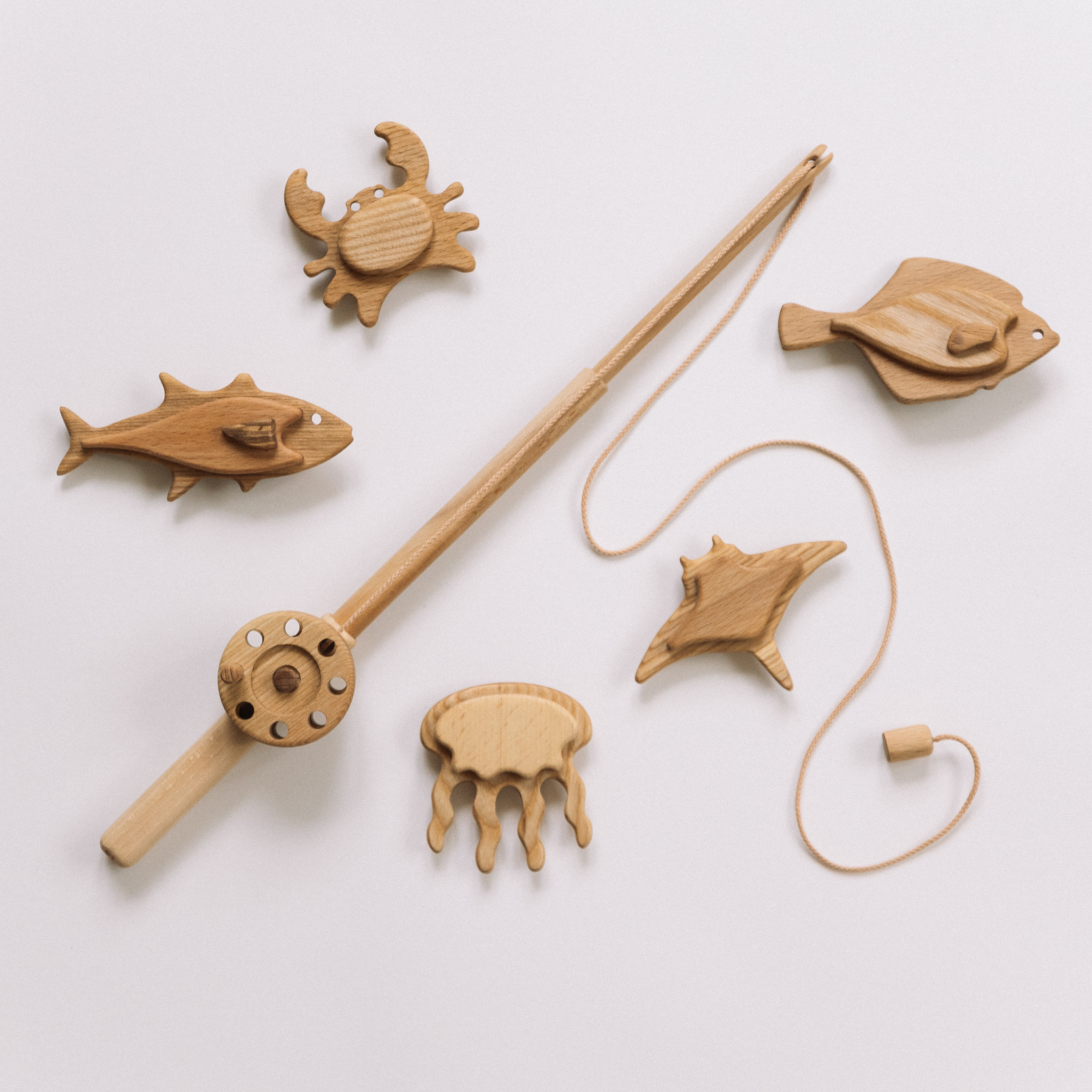 Игровой деревянный набор «Морская рыбалка»