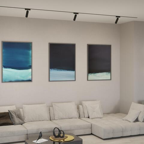 359256 SHINO NT23 049 черный Трековый светильник для низковольтного шинопровода IP20 LED 15W 48V 1275Лм 3000К SMAL