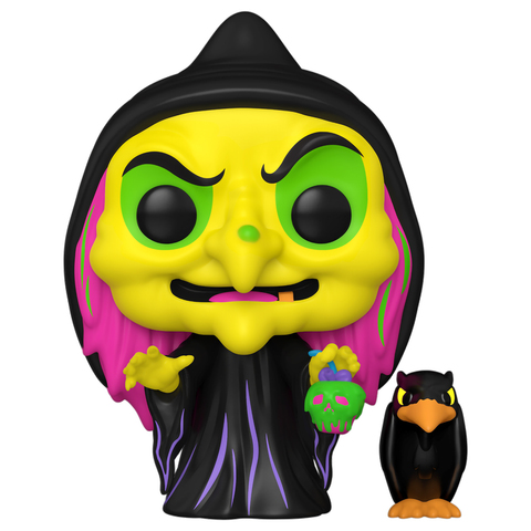 Funko POP! Disney Villains: Disguised Evil Queen with Raven (Blacklight Exc) (1426)