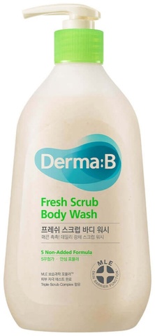 DermaB Fresh Scrub Body Wash 420 ml.