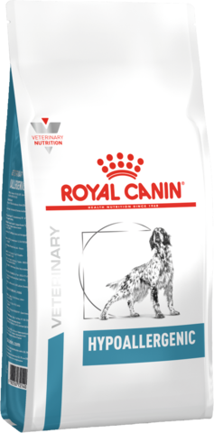 Royal Canin Hypoallergenic DR21 полнорационный сухой корм для взрослых собак при пищевой аллергии или непереносимости, диетический 14 кг