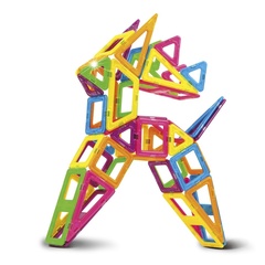 MAGFORMERS Магнитный конструктор Neon color set 60 (63110)