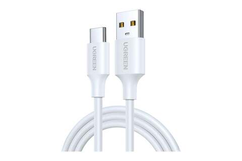 Кабель UGREEN US287 (60122) USB-A 2.0 to USB-C Cable Nickel Plating 1,5мбелый