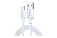 Кабель UGREEN US287 (60122) USB-A 2.0 to USB-C Cable Nickel Plating 1,5мбелый