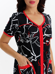 4595 Халат на молнии