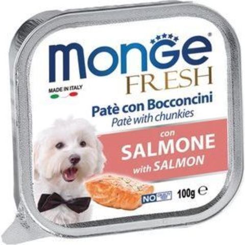 Monge Dog Fresh консервы для собак (лосось) 100г