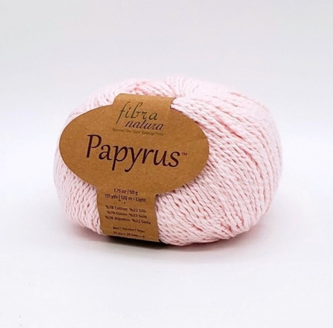 Пряжа Fibra Natura Papyrus 229-05 нежно-розовый
