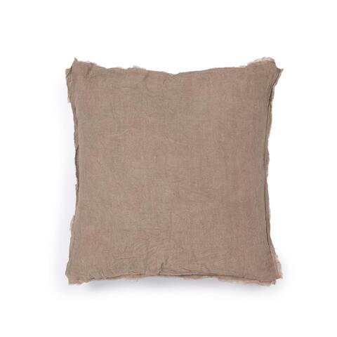 Чехол на подушку Draupadi 100% лен коричневого цвета 45 x 45