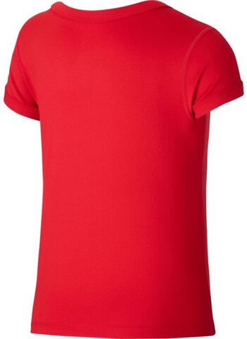 Футболка для девочек Nike Court G Dry Top SS - gym red/white