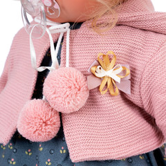 Munecas Antonio Juan Кукла Пилар в розовом, озвученная (плач), 42см (1673)