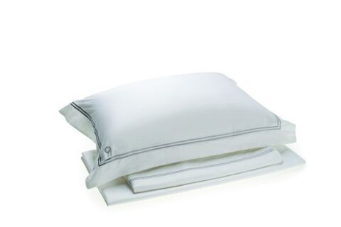 Наволочки 2шт 50x70 Hamam Meyzer белые с серебром