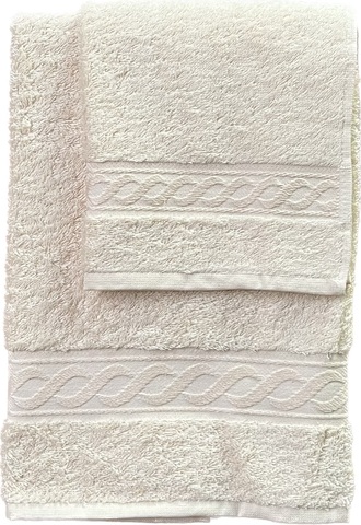 Халат и полотенца 5шт Palombella Egitto сливочный