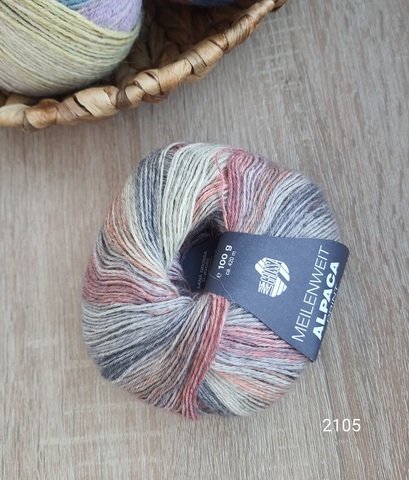 Lana Grossa Meilenweit Alpaca Print 2105