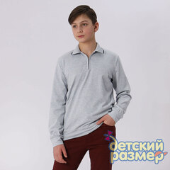 Рубашка-поло (кулирка, молния, низ на резинке)