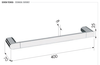 REMER LN40BO Полотенцедержатель латунный 40 см lounge