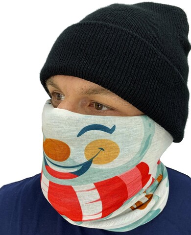 Картинка шарф-труба Skully Wear reversible S315 - 2