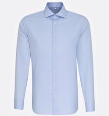 Сорочка мужская Seidensticker Slim Fit 01.693677-11 из оксфорда голубая