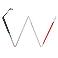 Трость тактильная 4-х секционная СА853L