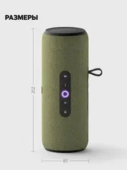 Портативная умная колонка Яндекс Станция Стрит с Алисой, 30 Вт,YNDX-00030GRN , зелёный