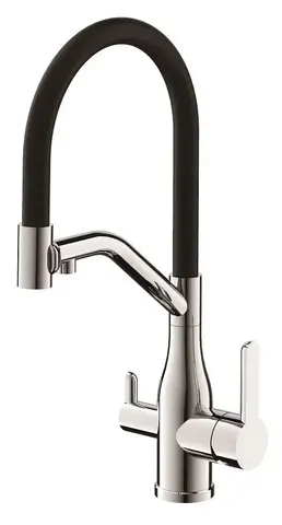 Смеситель для кухни с подключением фильтра BELZ B78815-1 нержавеющая сталь, сатин