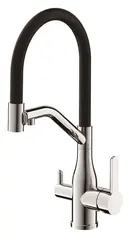 Смеситель для кухни с подключением фильтра BELZ B78815-1 нержавеющая сталь, сатин