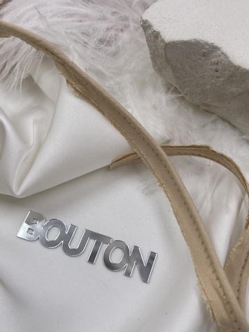 Кант декоративный бежевый хлопок