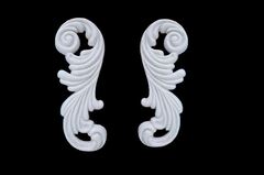 Два силиконовых молда набор Завиток левый и правый