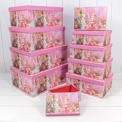 
          Коробка 37.5 х 29 х 16 см Набор 10 шт "Новый год" (Розовый)