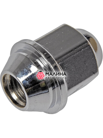 Гайки колесные м12*1.5 высота 34мм ключ 21мм конус хром c металлическим ободком - 20шт для Hyundai, KIA под штамповки с колпаками