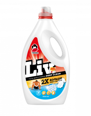 ГЕЛЬ ДЛЯ СТИРКИ LIV DEEP CLEAN 3л.