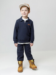 джемпер  для мальчика  КР 302798/глубокий синий к620