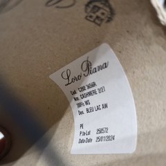 100% кашемир Арт Cashmere Loro Piana 1350м/100гр Bleu Lac AW