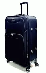 Чемодан Hossoni тканевый средний 65|42|23+3|см (4 колеса съемные) Цена указана на САМОВЫВОЗ!!!