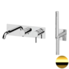 Remer MC53D2WBDO Смеситель для ванны Remer Metrica MC53D2WBDO, золото глянцевое