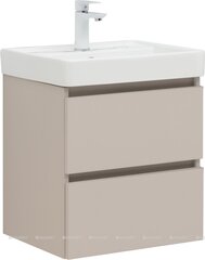 Aquanet 362541 Тумба Вега 2.0 50 (Ирис T) 2 ящ. цв. бежевый (362541) фото