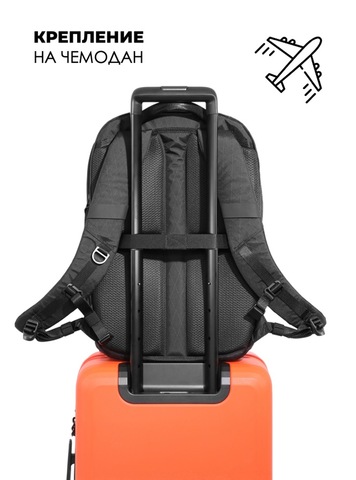 Картинка рюкзак городской Skully 13989 Black - 3